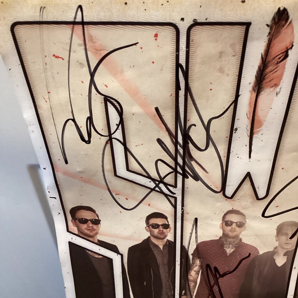 Vans Warped Tour 2013 signed Autographed Sleeping With Sirens KELLIN Quinnn - Picture 7 of 10